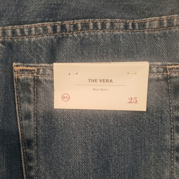 AG Jeans Vera Two Tone Mini Skirt - Picture 7 of 9